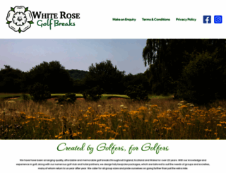 whiterosegolfbreaks.co.uk screenshot