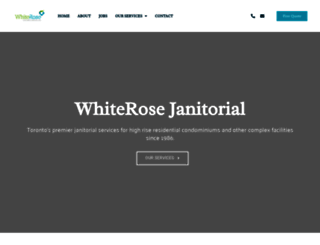 whiterosejanitorial.com screenshot