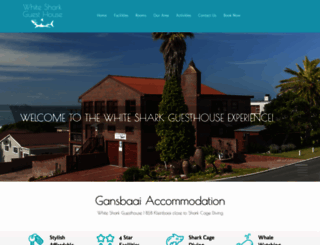 whitesharkguesthouse.co.za screenshot