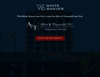 whiteshaverlaw.com screenshot