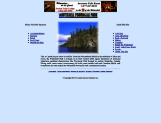 whiteshell.mb.ca screenshot