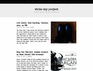 whiteskyproject.com screenshot