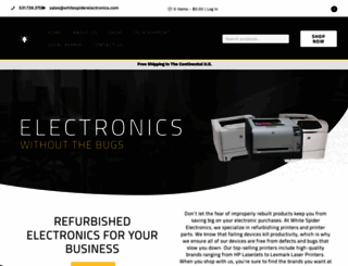 whitespiderelectronics.com screenshot