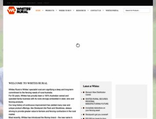 whitesrural.com.au screenshot