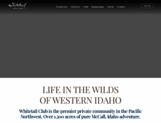 whitetailclub.com screenshot