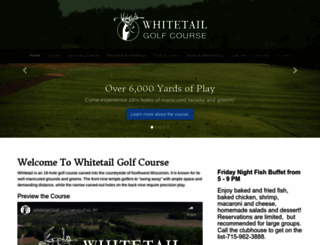 whitetailgolf.com screenshot