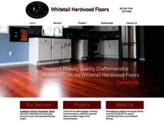 whitetailhardwoodfloors.com screenshot