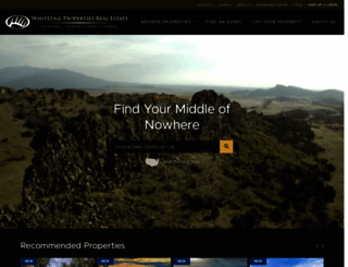 whitetailproperties.com screenshot