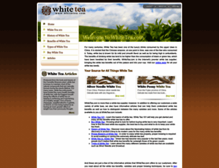 whitetea.com screenshot