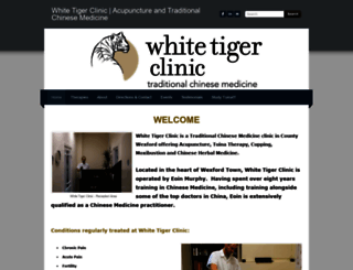 whitetigerclinic.com screenshot