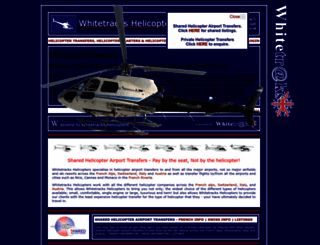 whitetracks-helicopters.co.uk screenshot
