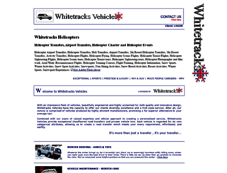 whitetracks-vehicles.co.uk screenshot