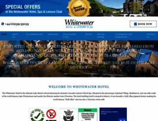 whitewater-hotel.co.uk screenshot