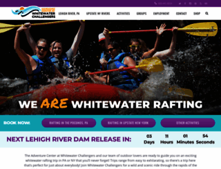 whitewaterchallengers.com screenshot