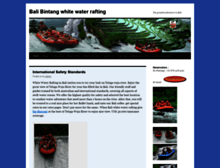 whitewaterraftingbali.com screenshot