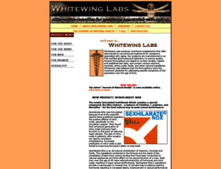whitewing.com screenshot
