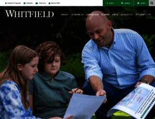 whitfieldschool.org screenshot