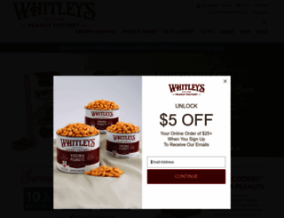 whitleyspeanut.com screenshot