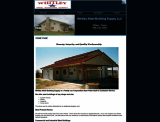 whitleysteelbuildings.com screenshot