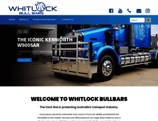 whitlockbullbars.com.au screenshot