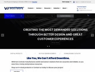 whitmancontrols.com screenshot