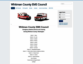 whitmancountyems.org screenshot