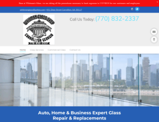 whitmanglass.com screenshot