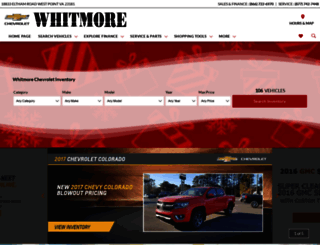 whitmorechevy.com screenshot