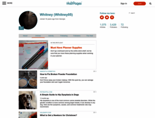 whitney05.hubpages.com screenshot