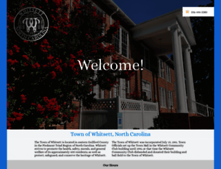 whitsettnc.com screenshot