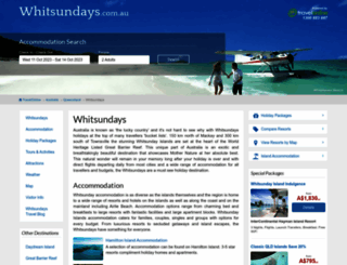 whitsundays.com.au screenshot
