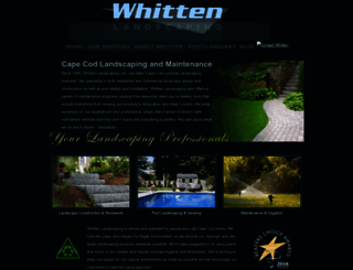 whittenlandscaping.com screenshot