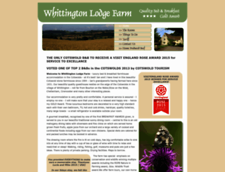 whittingtonlodgefarm.com screenshot