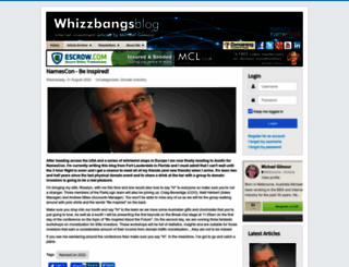 whizzbangsblog.com screenshot