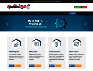 whmcsservices.com screenshot
