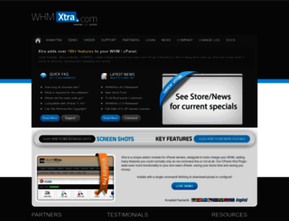 whmxtra.com screenshot