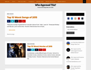 whoapprovedthis.com screenshot