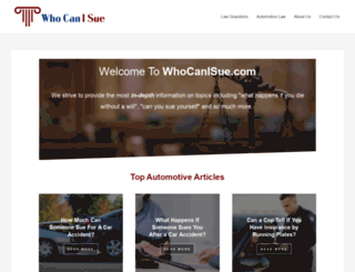 whocanisue.com screenshot