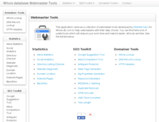 whois-db.com screenshot