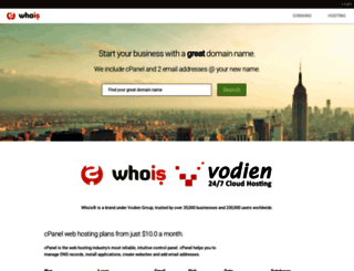 whois.com.au screenshot
