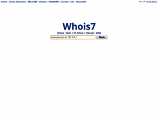 whois7.ru screenshot
