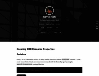 whoiskevinrich.com screenshot