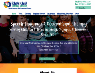 wholechildtherapyservices.com screenshot