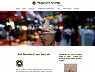 wholefarm.com.au screenshot
