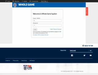 wholegame.thefa.com screenshot