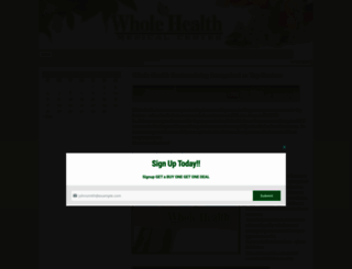 wholehealthmedicalcenters.com screenshot
