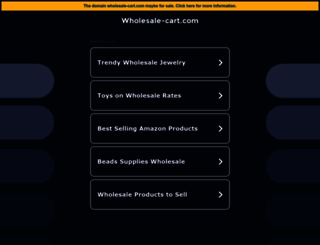 wholesale-cart.com screenshot
