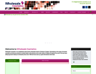 wholesale-cosmetics.co.uk screenshot