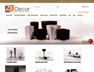 wholesale-glass-vases.com screenshot