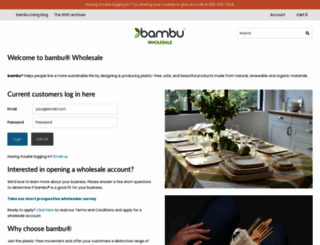 wholesale.bambuhome.com screenshot